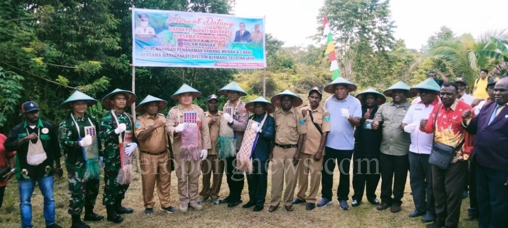 Pj Bupati Maybrat Launching Gerakan Tanam Pangan Cepat Panen
