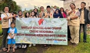 STIH PGL Peduli Cianjur : Salurkan Sembako ke Lokasi Pengungsi Mandiri
