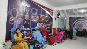 HUT Ke-11, DPD Nasdem Kota Sorong Sumbang Ratusan Kantong Darah