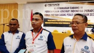 Terpilih Secara Aklamasi, Yasin Djamaluddin Kembali Jabat Ketua DPC Peradi Sorong