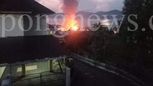 Kebakaran Hebat Terjadi di Lorong Tahu, Ratusan Bangunan Hangus Terbakar