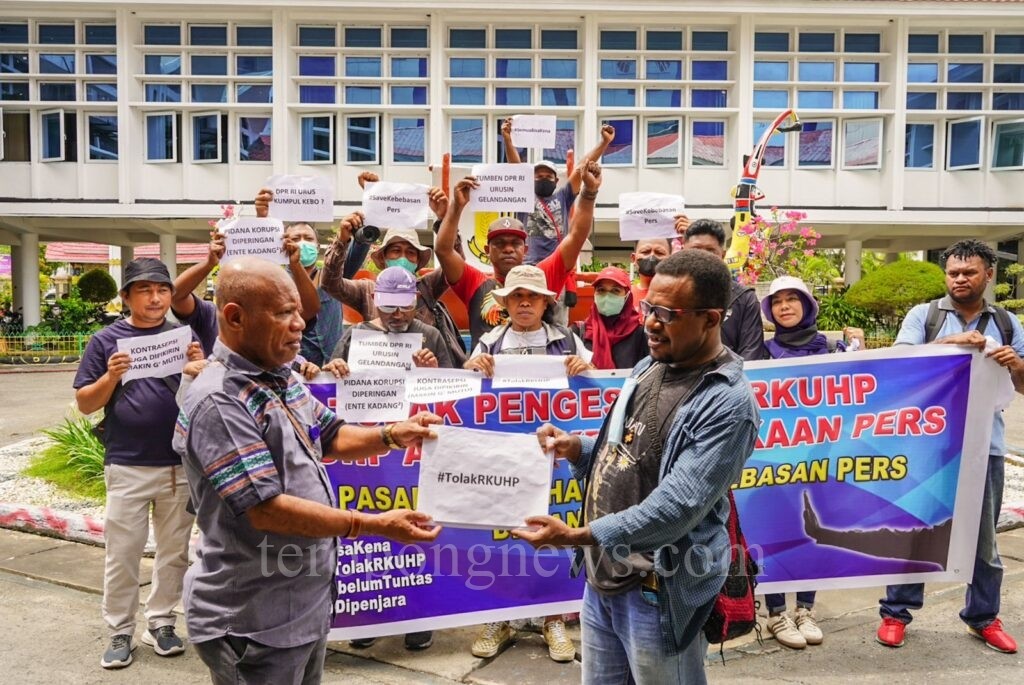 Kebebasan Pers Terancam, Jurnalis Papua Serukan Tunda Pengesahan RKUHP
