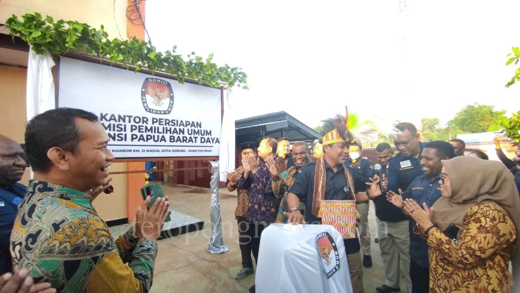 Kantor Persiapan KPU Provinsi Papua Barat Daya Diresmikan