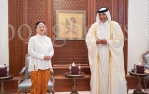 Potret Pertemuan Ketua DPR RI Bersama Pimpinan Parlemen Qatar