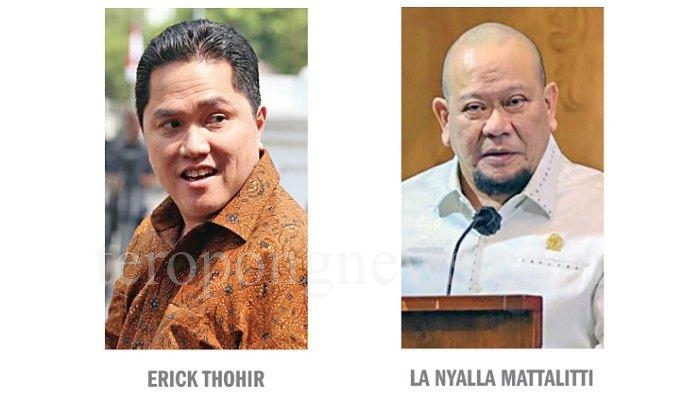 Bersaing Ketum PSSI, Lebih Kaya Erick Thohir atau La Nyalla?