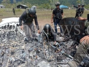 Terbakar 80 Persen, Pesawat Susi Air Tersisa Baling-baling