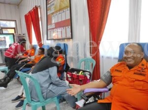 Jelang HUT ke-51 Basarnas, Kansar Sorong Gelar Aksi Donor Darah