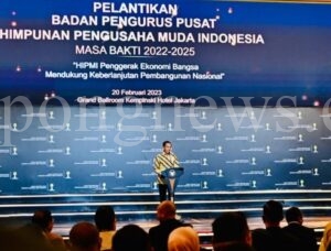 Lantik BPP HIPMI, Ini Pesan Khusus dari Jokowi