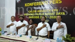 Pendaftaran Calon Anggota KPU Papua Barat Daya Resmi Dibuka