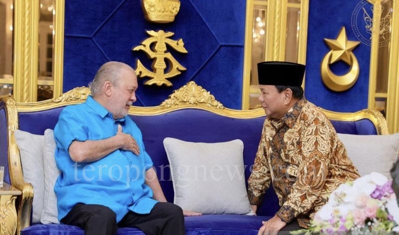 Menhan Prabowo Temui Sultan Johor Bahas Isu-isu Pertahanan