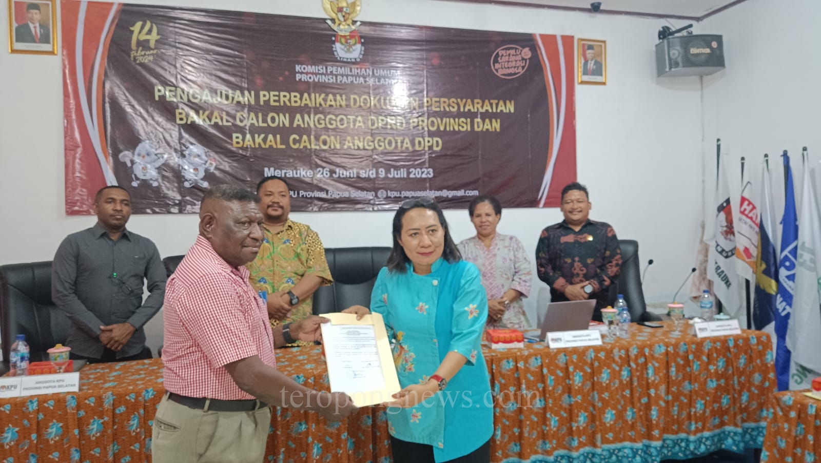 KPU PPS Terima Pengajuan Perbaikan Dokumen Bacalon DPD RI
