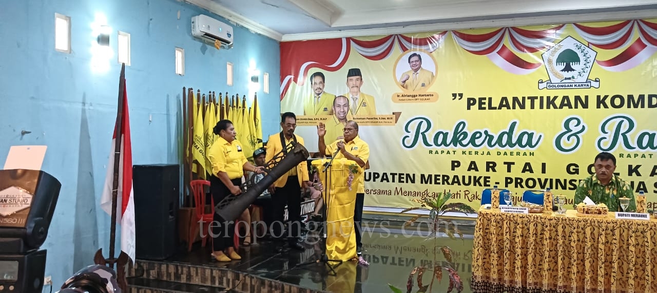 DPD Partai Golkar Merauke Selenggarakan Pelantikan Komdis, Rakerda dan Rapim