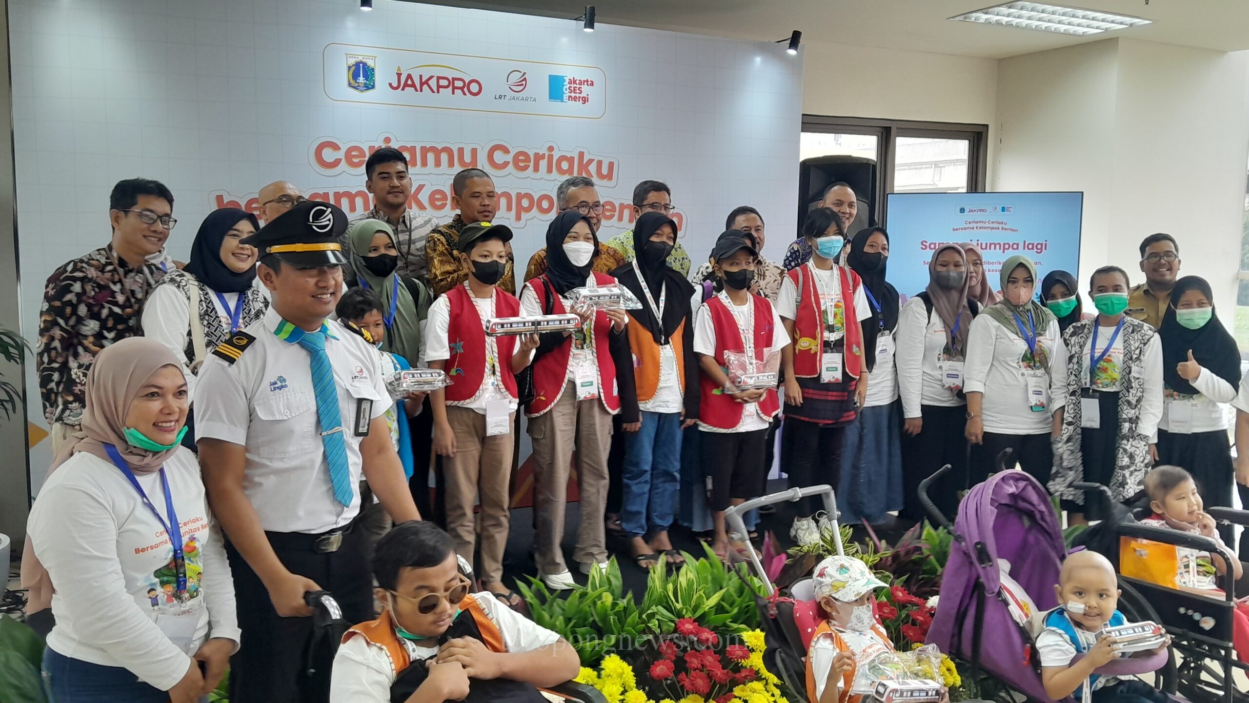 LRT Jakarta Gelar Acara Bertemakan Ceriamu Ceriaku, Gandeng Kelompok Anak Rentan