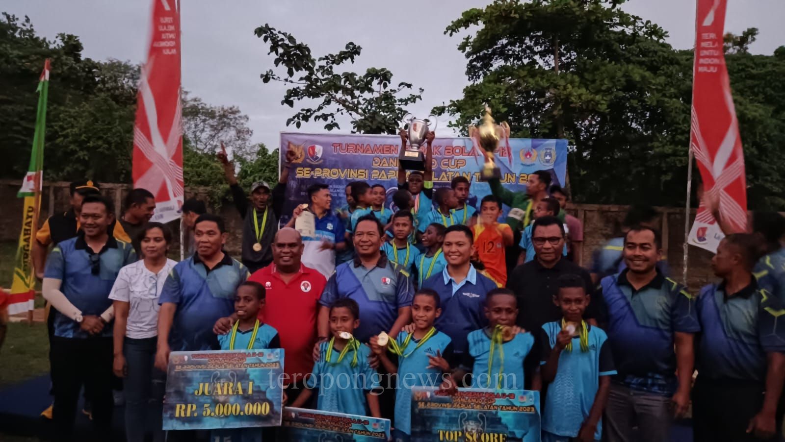 Putra Camar FC Raih Juara 1 Sepak Bola Danlanud Cup II