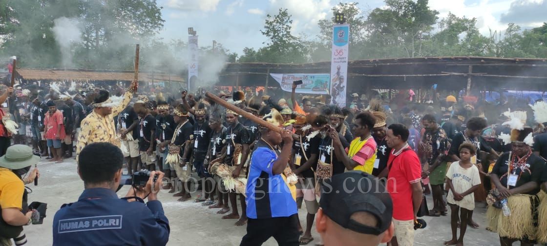 Sebanyak 567 Seniman Tradisional Ikuti Festival Asmat Pokman di Asmat