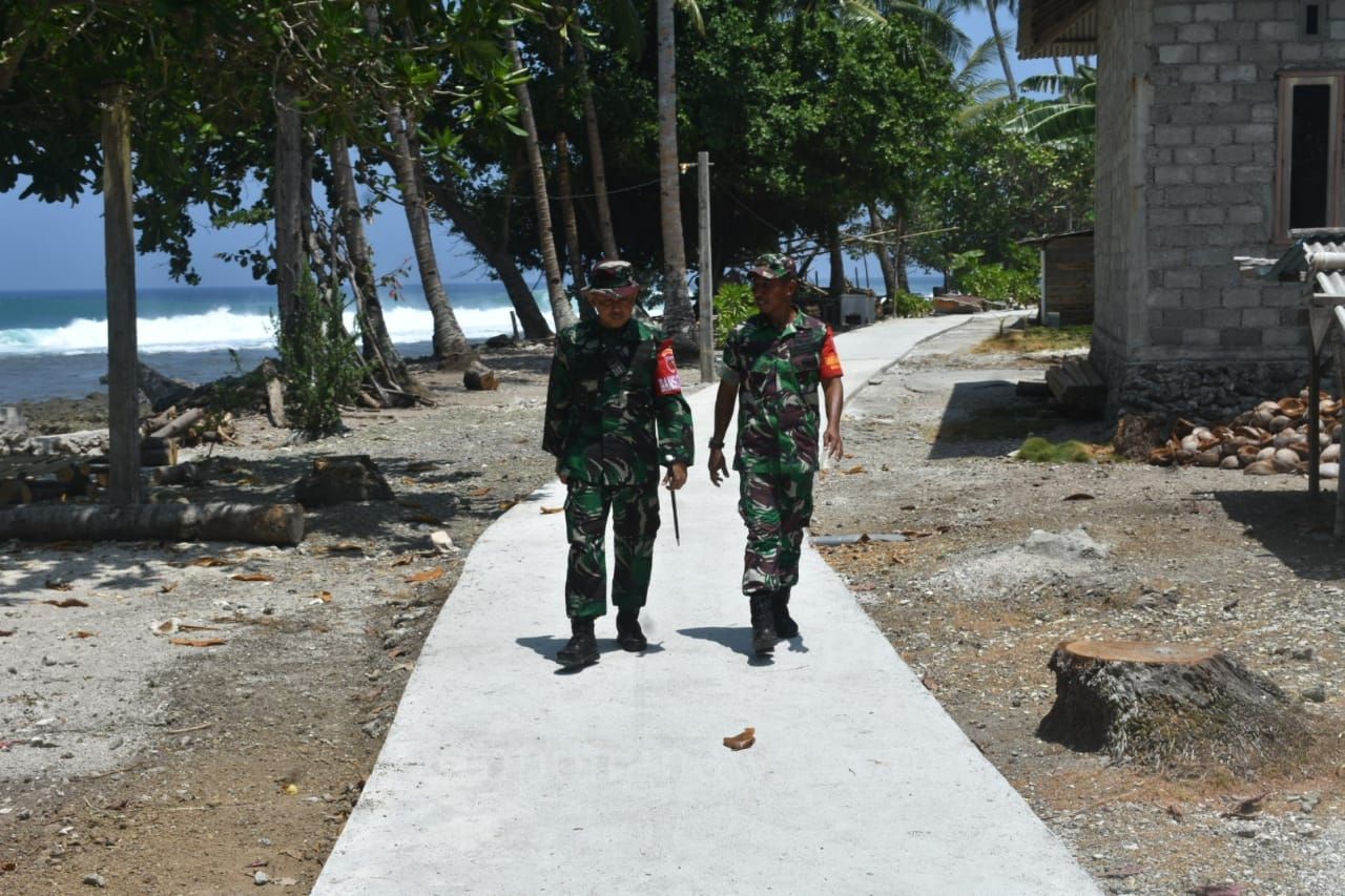 TNI Manunggal Membangun Desa Ke-118 Kodim 1501/Ternate Rampung 100%