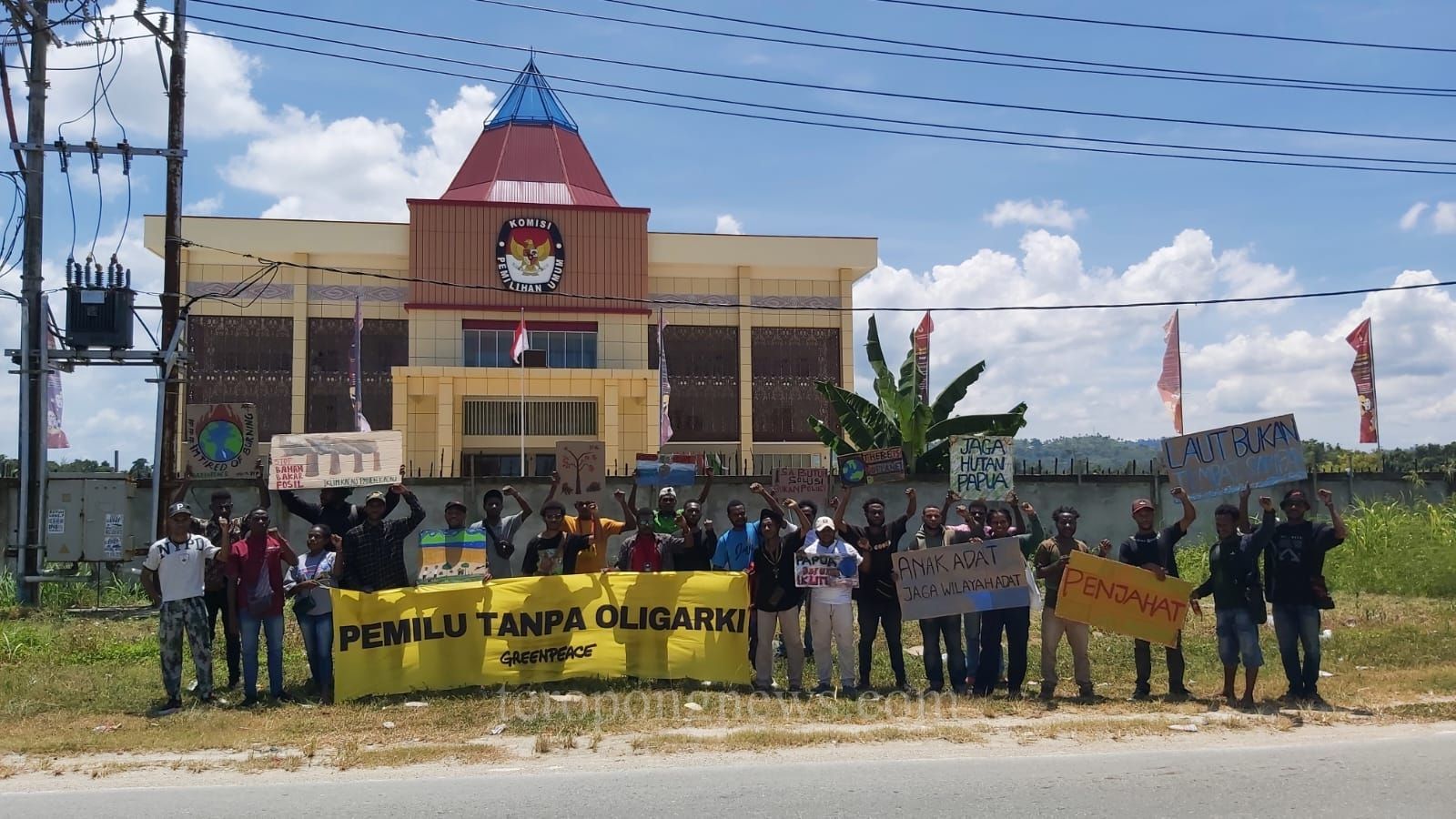 95 Tahun Sumpah Pemuda, “Bersatulah Pemuda Papua, Jaga Wilayah Adat, Wujudkan Pemilu Tanpa Oligarki”