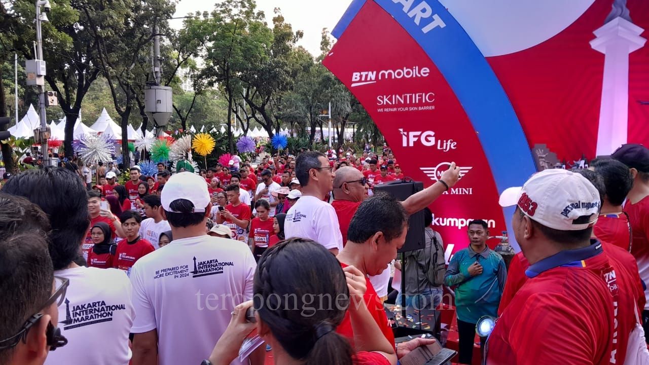 Pj Gubernur Heru Membuka Acara BTN Jakarta Run 2023