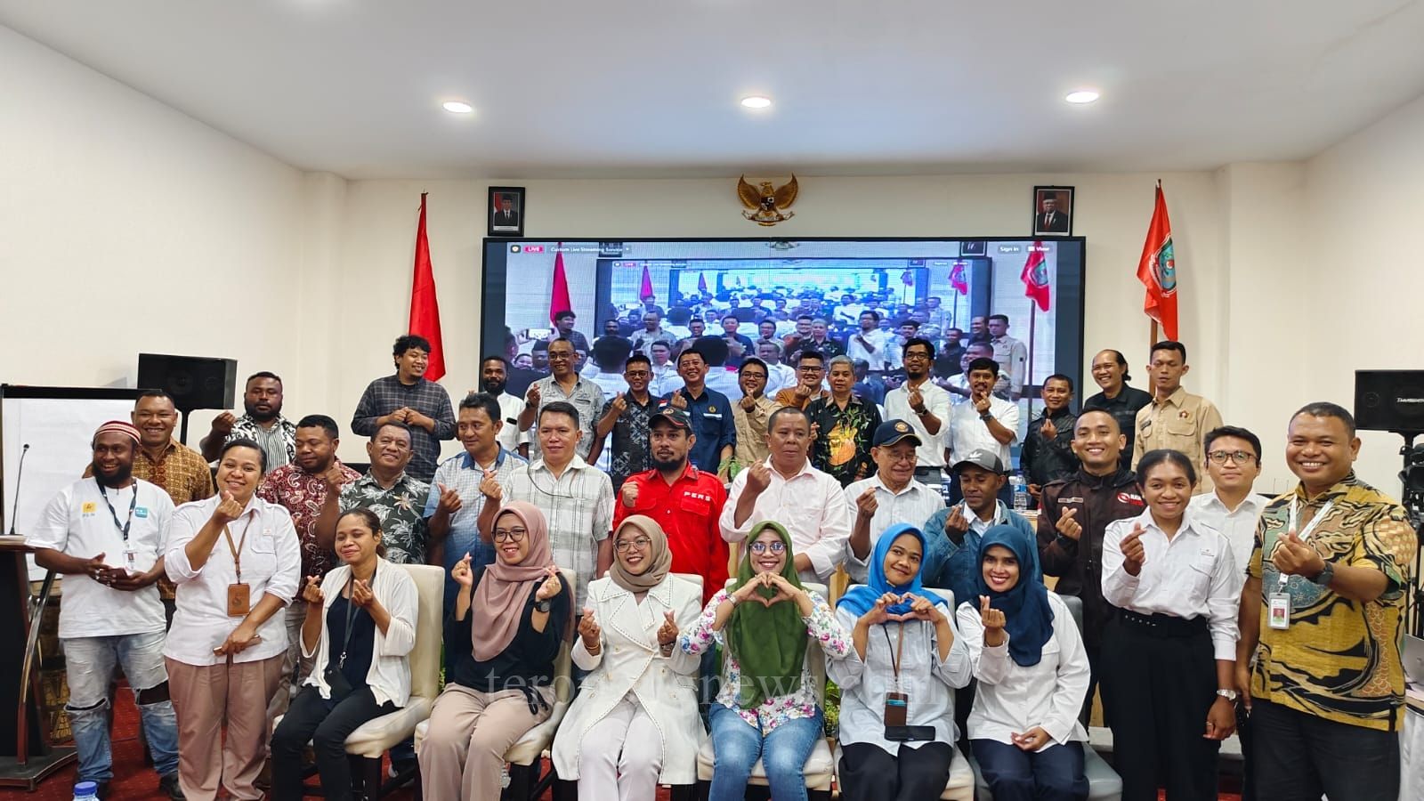 SKK Migas-KKKS Pamalu, LPDS dan PWI Gelar Pelatihan Jurnalistik Bagi Wartawan di Sorong