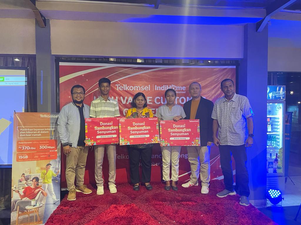 Apresiasi Pelanggan Setia di Kota Sorong, Telkomsel Adakan Year End Appreciation