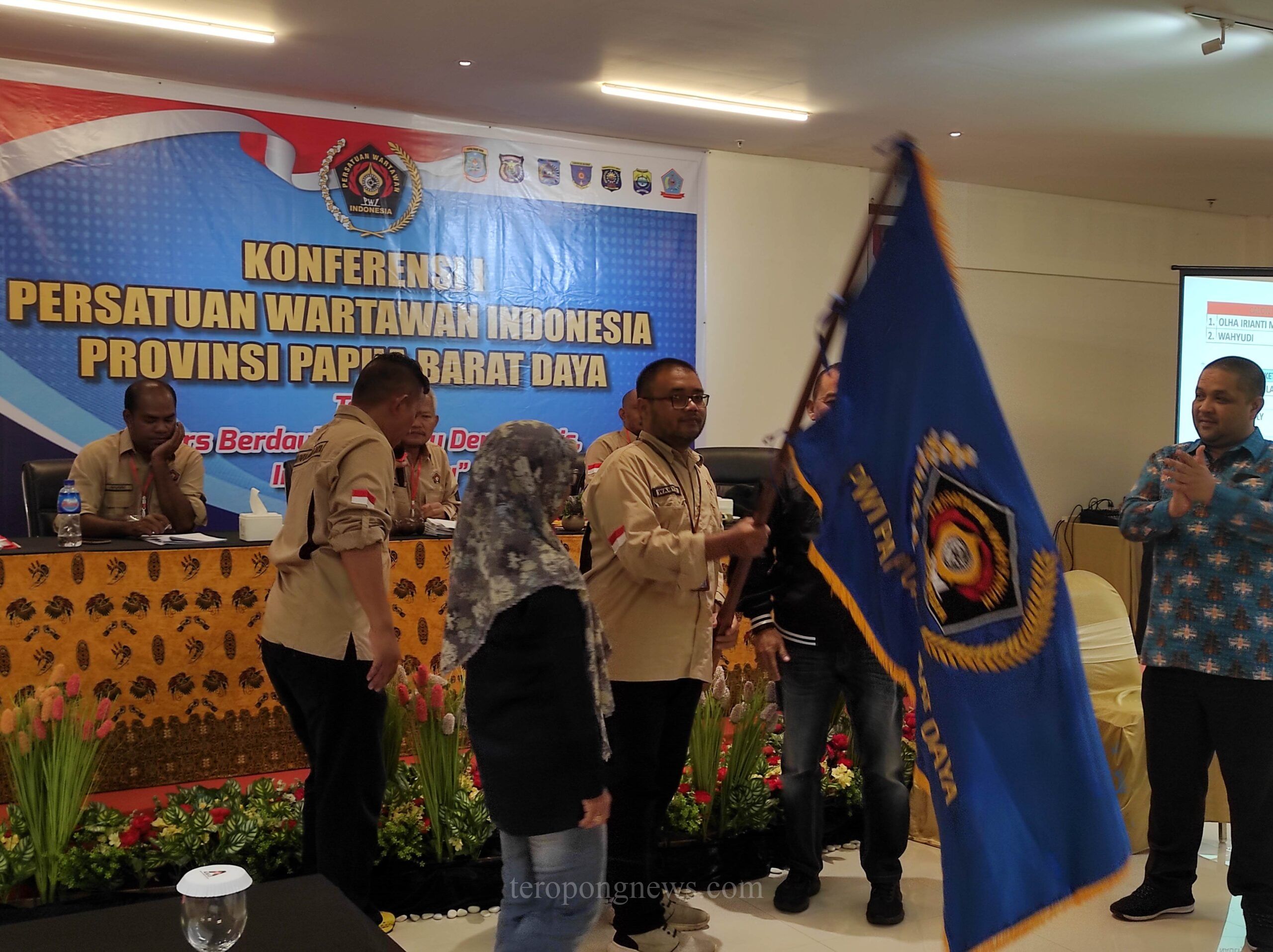 Wahyudi Terpilih Sebagai Ketua PWI Papua Barat Daya Periode 2023-2028