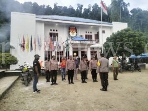 Kapolres Raja Ampat Terjunkan 144 Personil Amankan Rapat Pleno Rekapitulasi Suara Tingkat Kabupaten