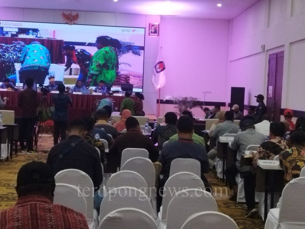 Saksi Keberatan Perolehan Suara Gerindra dan PSI untuk Pileg DPR-RI Hasil Rekap Distrik Sorong