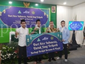 Aice dan GP Ansor Bagikan Takjil Es Krim ke 5.000 Masjid Seluruh Indonesia