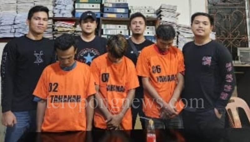 Sat Narkoba Polres Simalungun Tangkap Tiga Penikmat Sabu, Bandar Buron