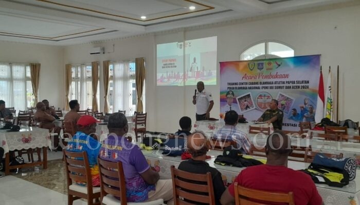 TC Cabor Atletik Papua Selatan Menuju PON Sumut-Aceh Dibuka