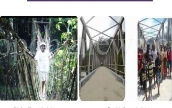 Jembatan Sungai Kamundan buah tangan dari Gabriel Asem sebagai Bupati Tambrauw