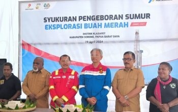 SKK Migas-Pertamina EP Syukuran Pengeboran Sumur Eksplorasi di Kabupaten Sorong