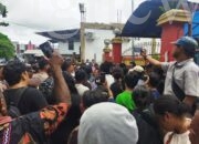 Proses eksekusi pengembalian aset kepada Sinode GBGP di Tanah Papua, Senin (29/4/2024)