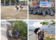 Sigap, Aksi Perkara Bersihkan Sampah di Pantai WTC Pada Momentum Perayaan HUT Raja Ampat ke-21