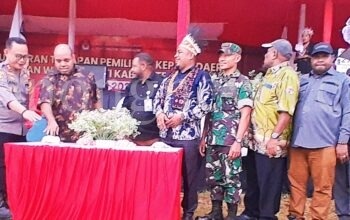 KPU Tambrauw Gelar Peluncuran Tahapan dan Jadwal Pilkada 2024
