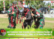 Aksi Tanam Pohon Warnai Upacara Pembukaan TMMD  Ke-120 Kodim Tobelo