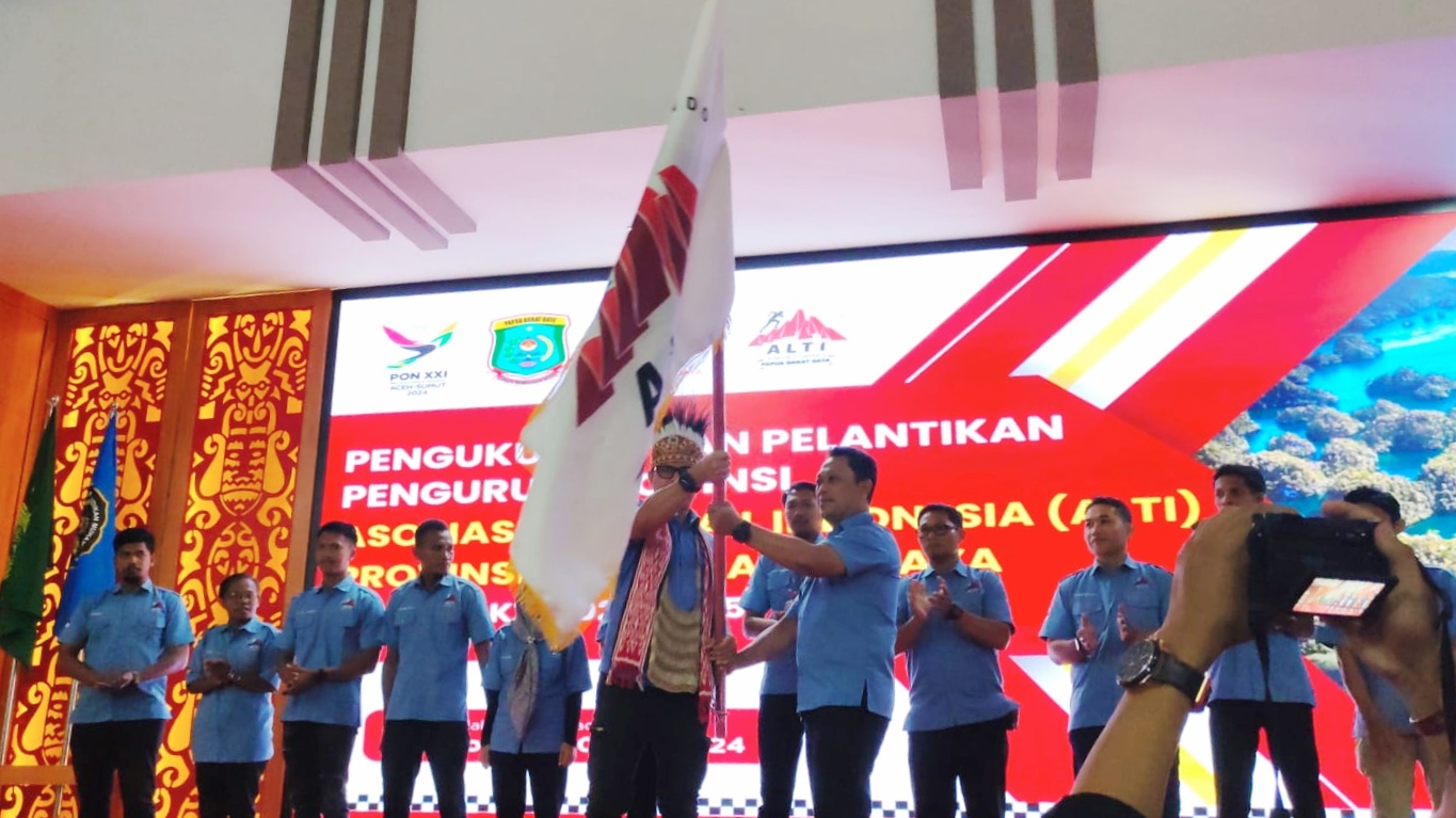 Pengukuhan pengurus Alti Papua Barat Daya masa bakti 2021 - 2025 yang berlangsung di Gedung Pascasarjana Unimuda Sorong