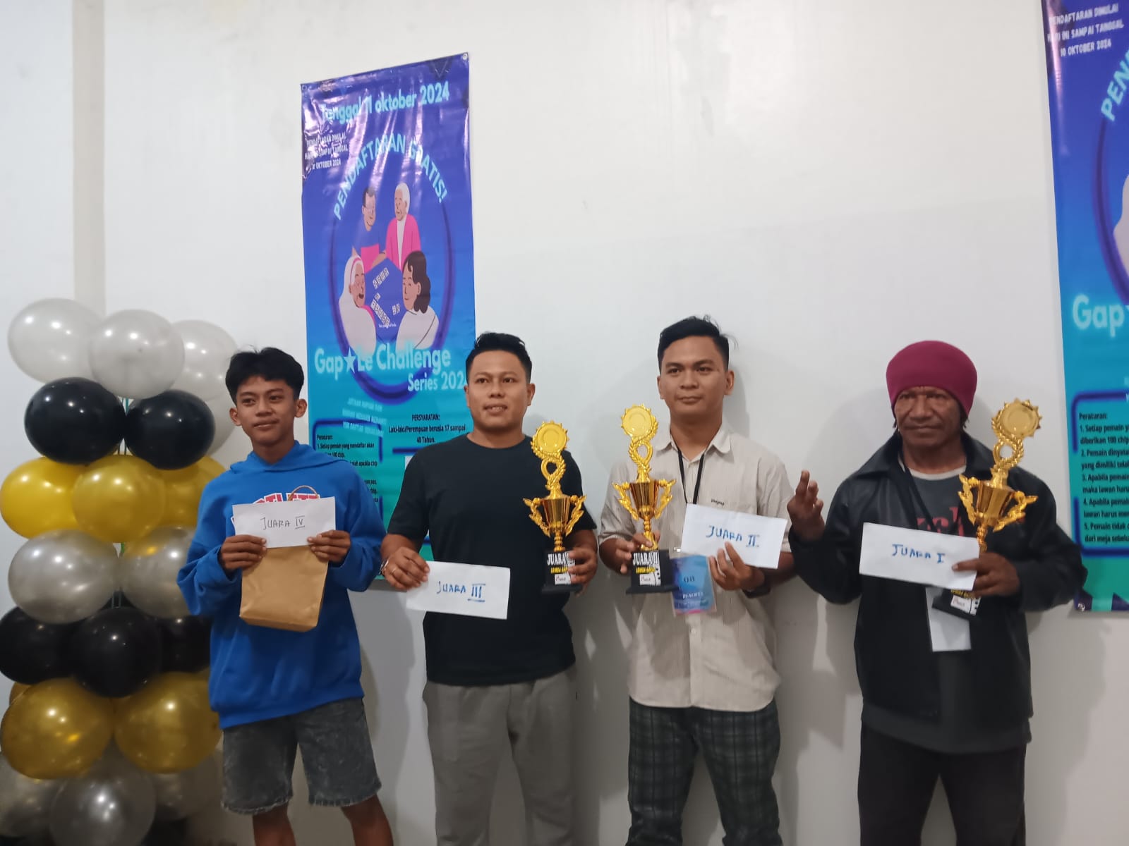 Pemenang Grand Master Gaple Challenge Series 2024